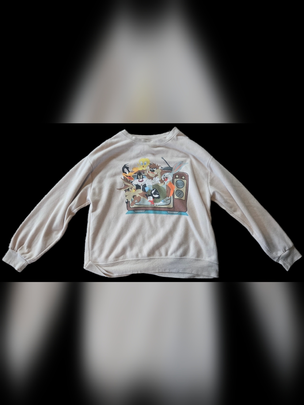 Warner Bros. Looney Tunes Beige Crewneck